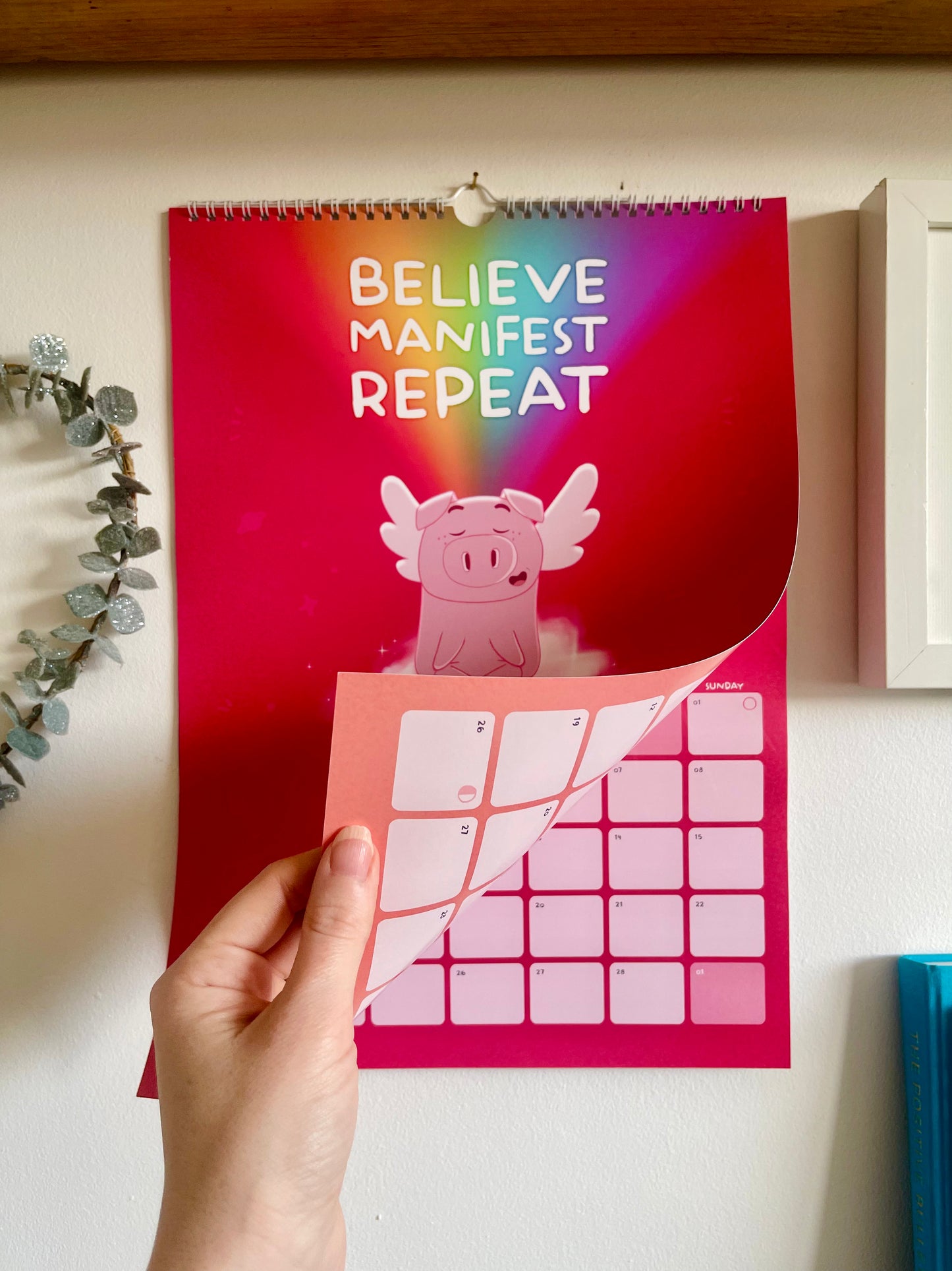 POSITIVELY PIGASUS 2026 Manifestation Calendar