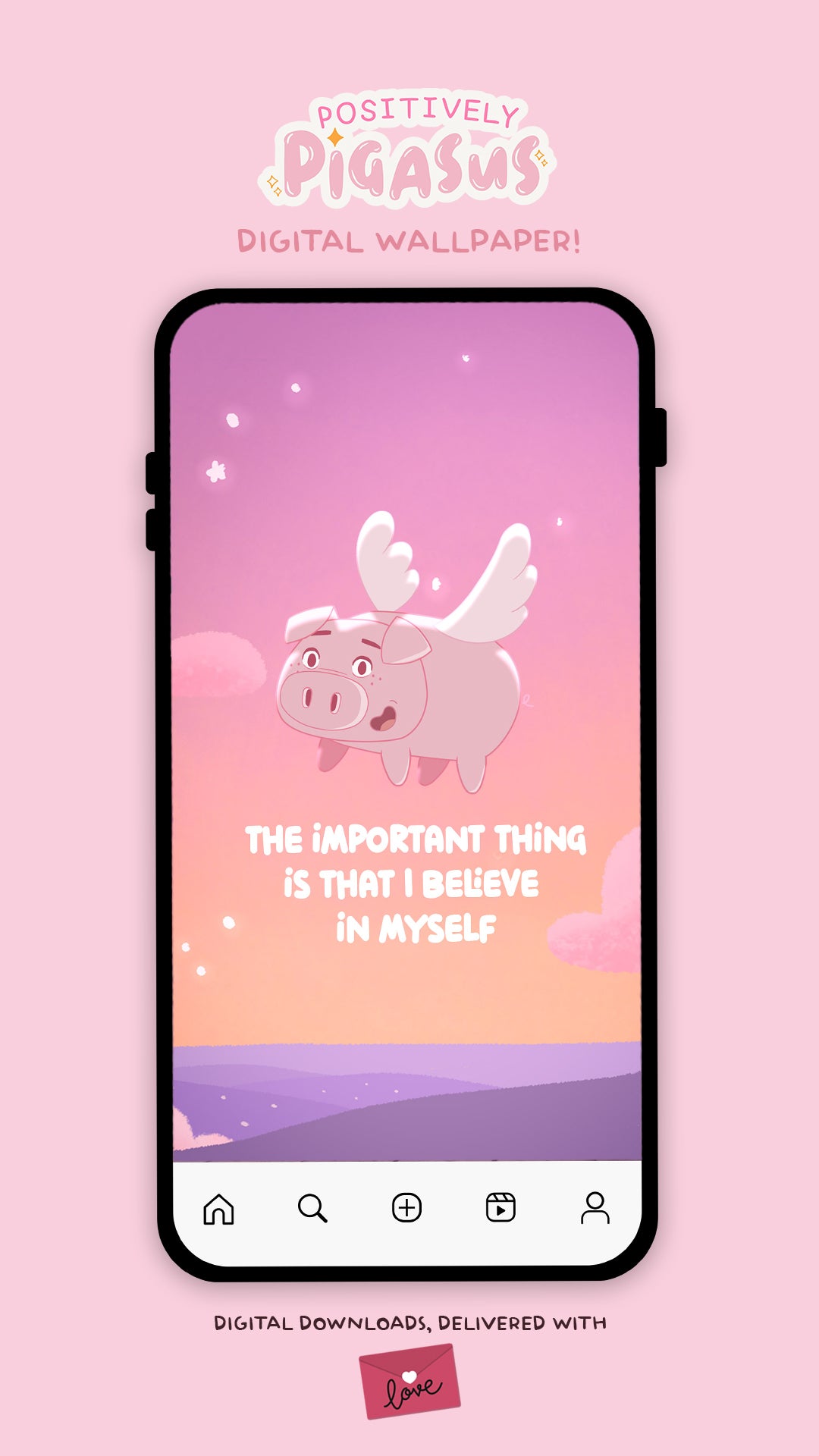 Positively Pigasus Art Print (Digital Download)