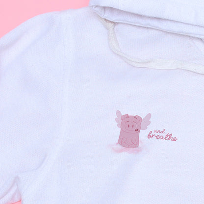 "And Breathe" Hoodie - by Positively Pigasus