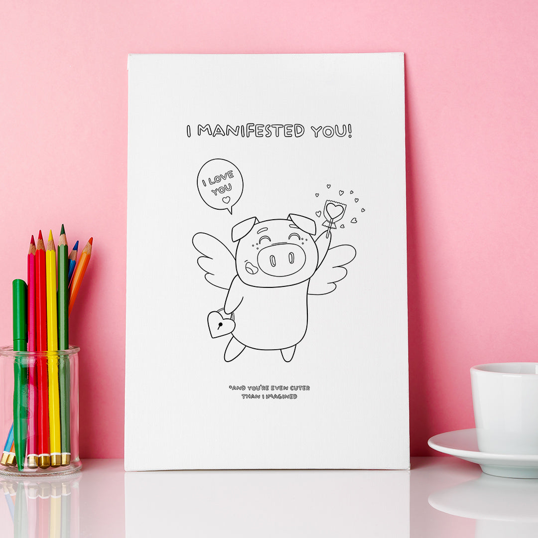 Positively Pigasus Magical Colouring Pages (Set of 4)