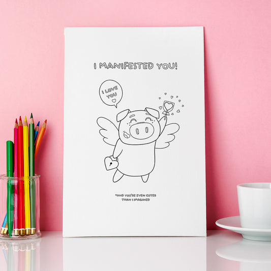 Positively Pigasus Magical Colouring Pages (Set of 4)