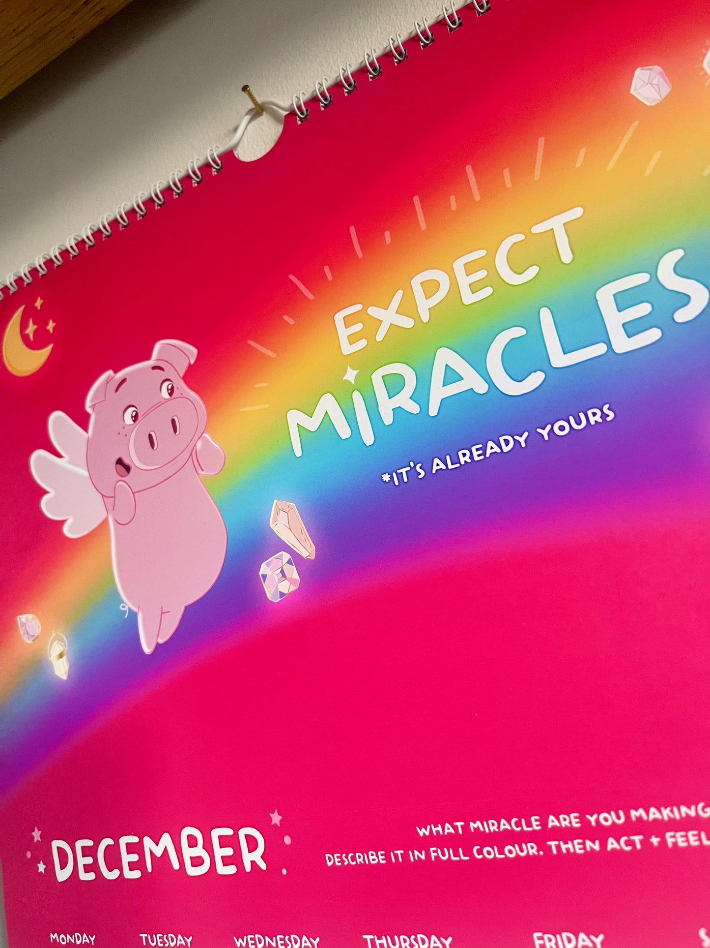 POSITIVELY PIGASUS 2026 Manifestation Calendar