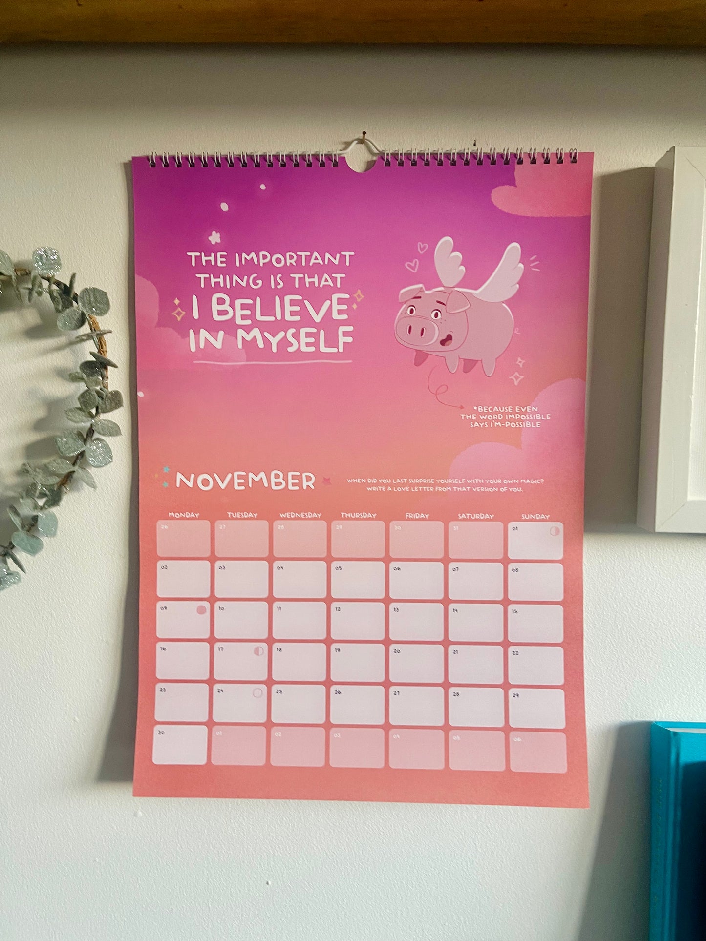 POSITIVELY PIGASUS 2026 Manifestation Calendar