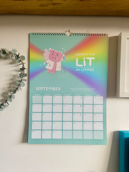 POSITIVELY PIGASUS 2026 Manifestation Calendar