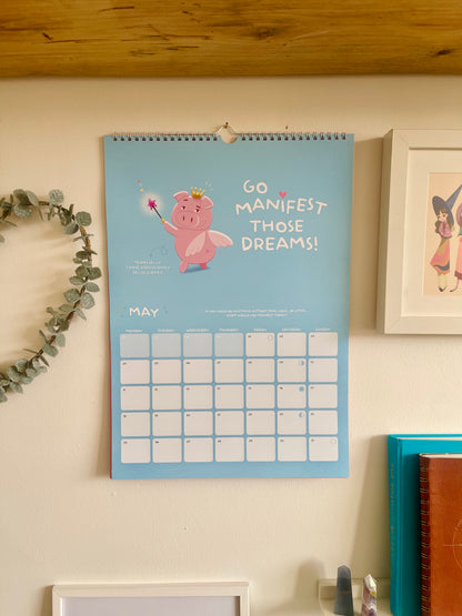 POSITIVELY PIGASUS 2026 Manifestation Calendar