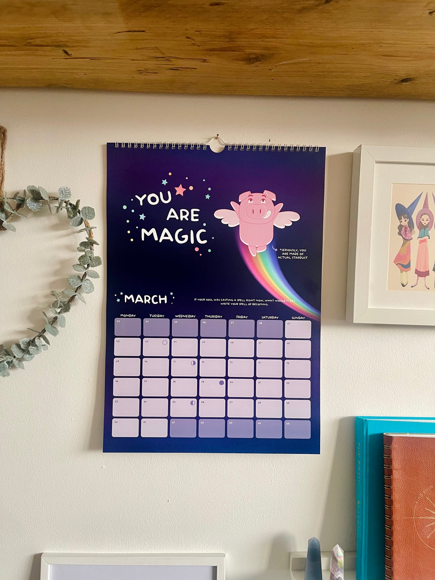 POSITIVELY PIGASUS 2026 Manifestation Calendar