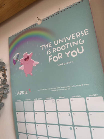 POSITIVELY PIGASUS 2026 Manifestation Calendar