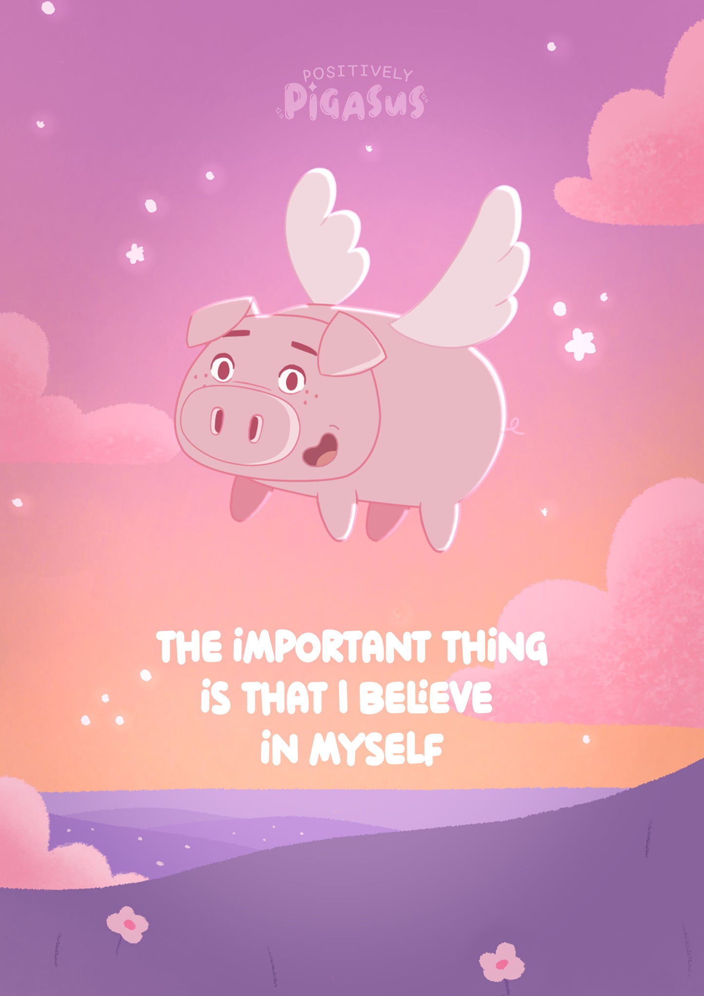 Positively Pigasus Art Print (Digital Download)